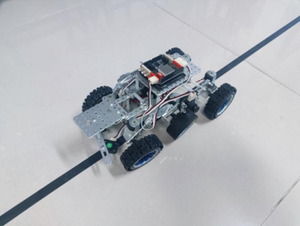愛好家のための4WD超音波MCUラインフォローロボットキットAT-255B - Product Image 3