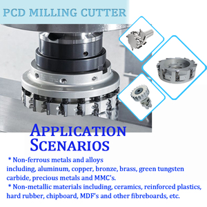 Hss düz dişler yan ve kesiciler uç ark kesici yüz gravür PCD freze kesicisi - Product Image 4