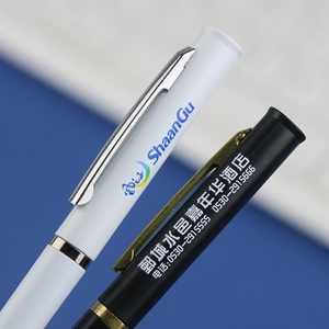 可定制多色圆珠笔，带公司标志塑料品牌钢笔，用于商务会议定制标志印刷 - Product Image 3