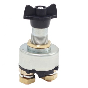 <strong>200A</strong> 12V 24V Battery Marine Vehicle Fixed Handle Key Battery <strong>Isolator</strong> Cut-off SwitchKnob Type Battery Copper Foot Main <strong>Switch</strong>