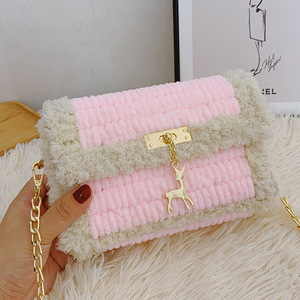 卸売DIYクラフト刺Embroideryプロジェクトキット手作り財布ステッチメッシュキャンバス素材編み物かぎ針編みクロスバッグハンドバッグ