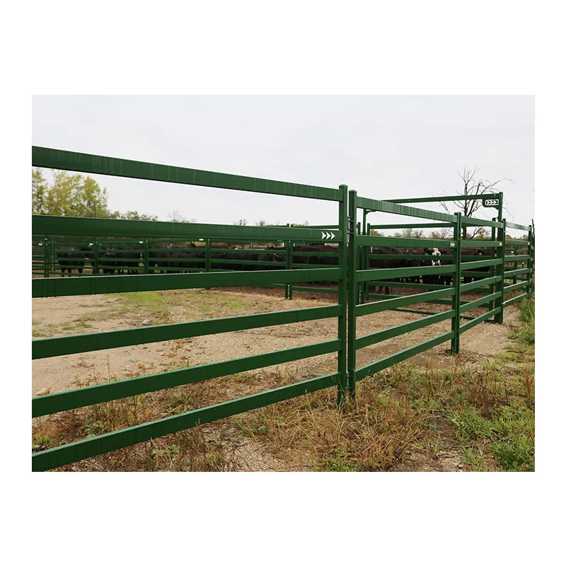 Painéis de cerca para quintas de gado de ovelhas e vacas de alta resistência, painéis de segurança personalizáveis de boa qualidade