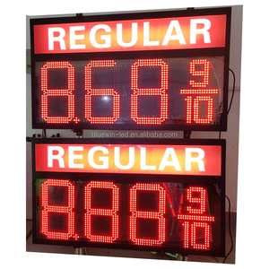 Mobile Shell Tankstelle LED Numerische Anzeigetafel Tankstellen Zeichen für Pylon Zeichen - Product Image 6