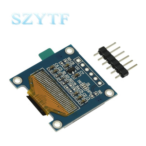 SSD136 0,96 Zoll 6Pin 12864 SPI IIC I2C Digitale OLED-LCD-Anzeige modul platine Für Arduino 51 SMT32-Laufwerk Gelb Blau Weiß