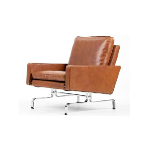 लिविंग रूम के लिए विंटेज चमड़े की कुर्सी आधुनिक थोक चमड़े का सोफा - Product Image 5