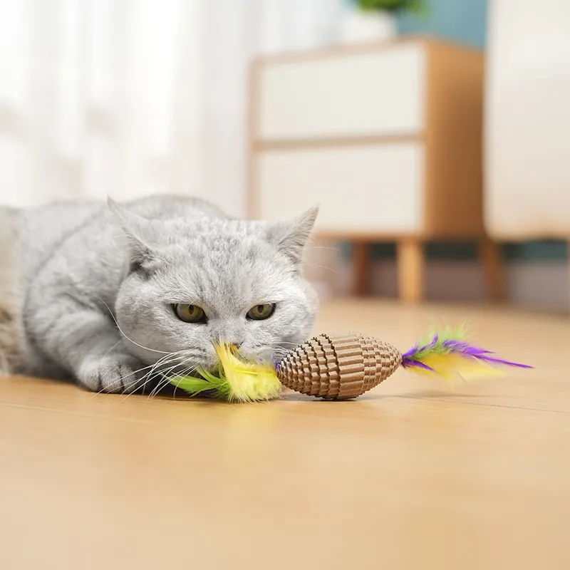 2024 Кошка Интерактивная игрушка от укусов и царапин домашняя игрушка для кошек Экологически чистая экономичная игрушка для домашних животных