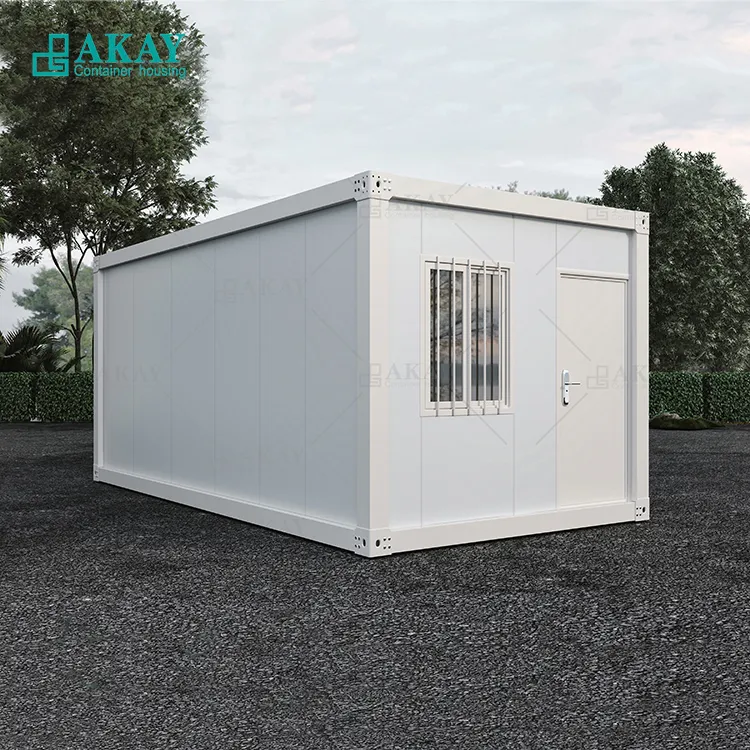 Petite cabine Mobile, pliable, portable, stockage modulaire, maisons plates et préfabriquées, conteneur, maison