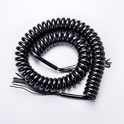 2 3 4 5 6 8 10 çekirdek PVC korumalı Spiral kablo sarmal kablo yuvarlak bobin tel Pvc güç kabloları - Product Image 2