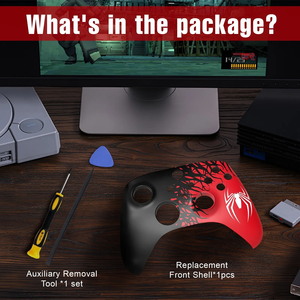 <strong>Custom</strong> Spider Case Faceplate for Xbox Series X/S Core <strong>Controllers</strong> Replacement ABS Shell New Plastic Accessory Bag Compatible - Product Image 6