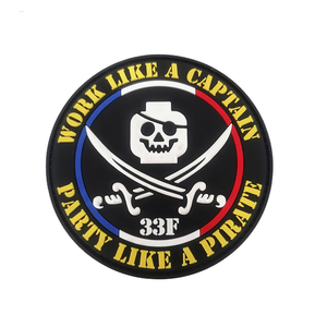 Skull quần áo phù hiệu PVC vá nhà sản xuất khuyến mãi tùy chỉnh 3D thiết kế logo mềm PVC vá hat chiến thuật các bản vá lỗi - Product Image 3