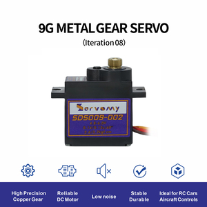 Iteration2.0 - 13G Micro <strong>Servo</strong> Motor <strong>SG90</strong> MG90S -3.2kg High Torque <strong>Mini</strong> <strong>Servo</strong> Metal Gear RC <strong>Servos</strong> for Car Robot Boat Helicopter - Product Image 2