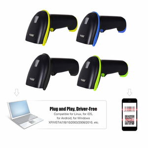 YHDAA sıcak satış 1D 2D QR barkod tarayıcı kablolu USB lazer otomatik barkod tarayıcı kablosuz tutamak barkod okuyucu - Product Image 6