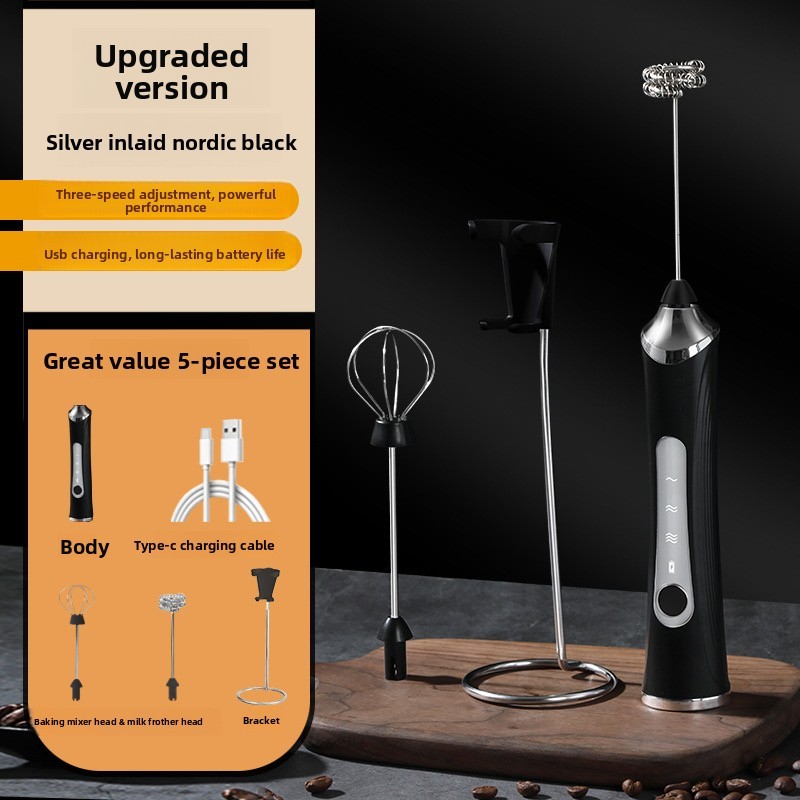 3Black-Double Heads+Plastic Stand