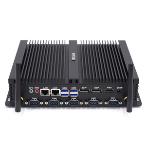 HYSTOUPC Mini PC Factory Fanless Industrial Mini PC Barebone <strong>DDR4</strong> Industrial Control Minipc Small <strong>Desktop</strong> <strong>Computer</strong> US AU Plugs - Product Image 1
