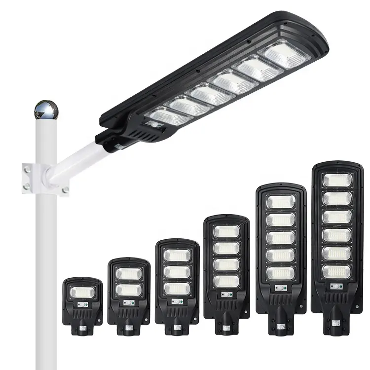 High Quality Outdoor Lighting Integrated Ip65 Outdoor 50w 100w 150w 200w 250w 300w All In One Solar Street Light