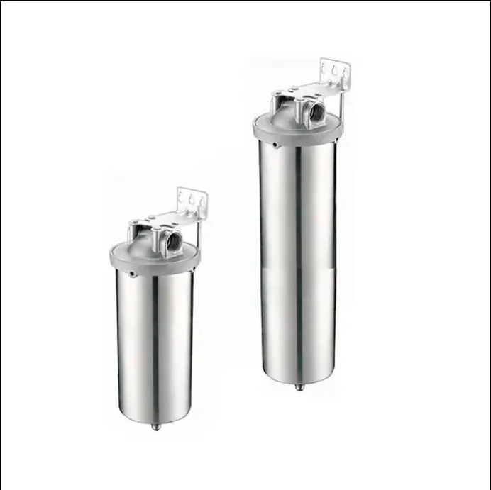 Heavy Duty Water Filter Shell Housing Whole House Water Purification of 304 Stainless Steel Filter 1inch NPT