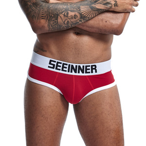 Atmungsaktive Boxer Briefs Herren Shorts Designer Trunks Sexy Mens Sehen Durch Unterwäsche Briefs - Product Image 5