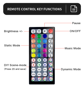 Bluetooth RGB контроллер и инфракрасный музыкальный пульт дистанционного управления 6A Светодиодная лента диммер ручное управление освещением - Product Image 3