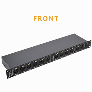 เครื่องขยายสัญญาณแยกสองอินพุตสำหรับคลังสินค้าระบบไฟ LED DMX512 8ทาง/1990