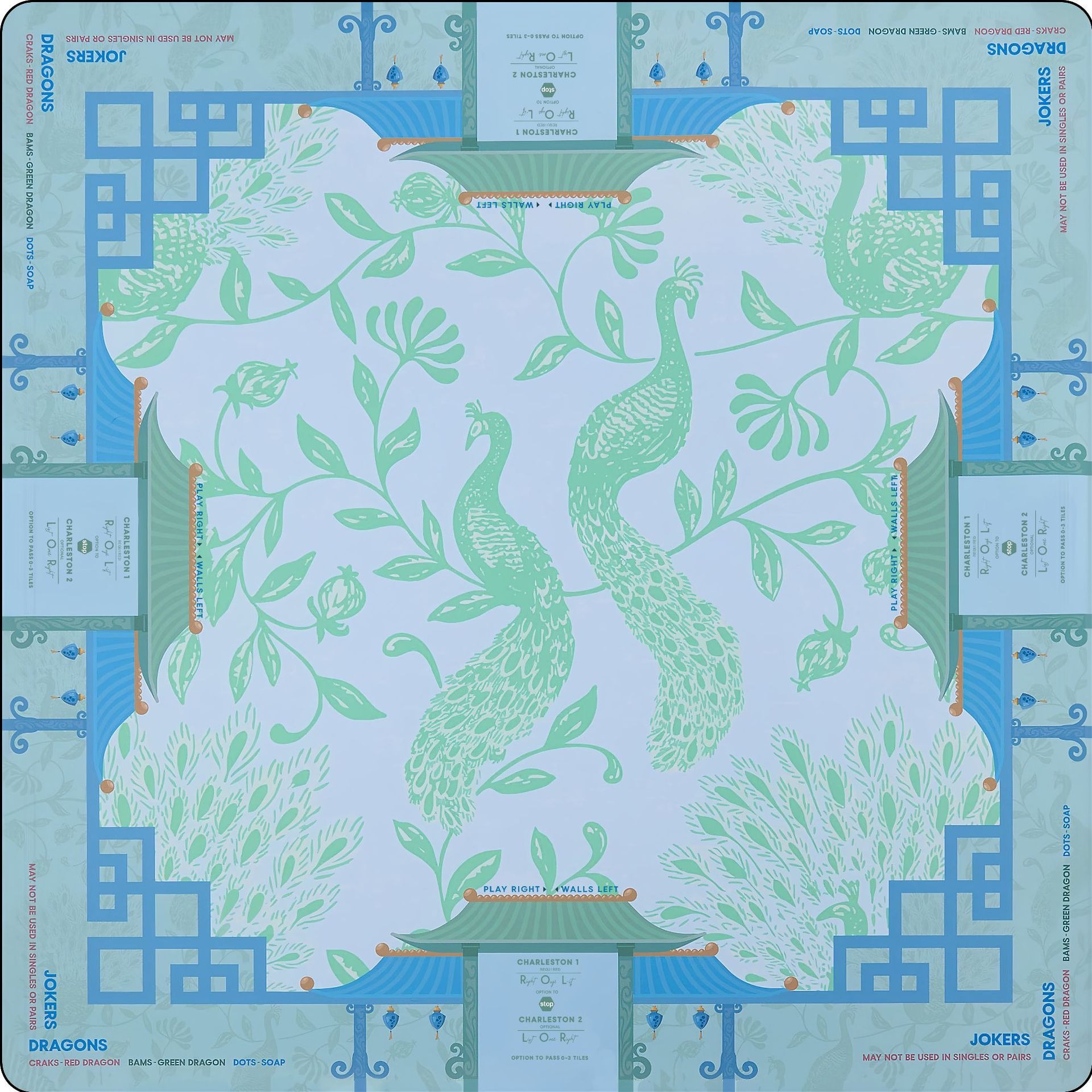 Paon bleu