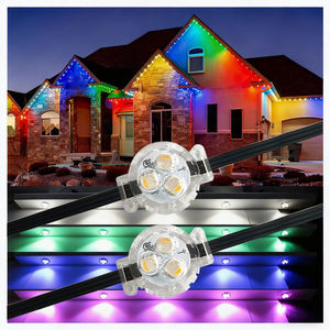 Thông Minh 48V RGBW <span class=keywords><strong>LED</strong></span> Pixel IP68 PC chất liệu vĩnh viễn eave theo dõi kỳ nghỉ hệ thống cho giáng sinh điểm đèn - Product Image 1