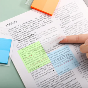 高品质彩色便签定制设计防水学生胶记事垫印刷便签 - Product Image 3