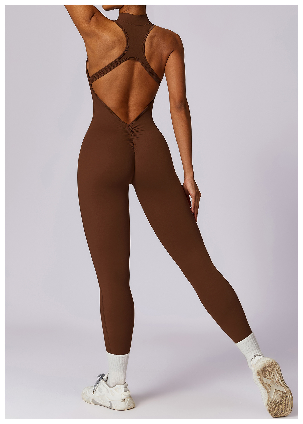 Long jumpsuit brown