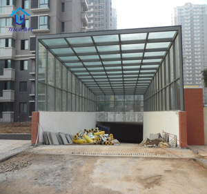 เต๊นท์โรงจอดรถหลังคาโรงจอดรถต้นทุนเหล็ก