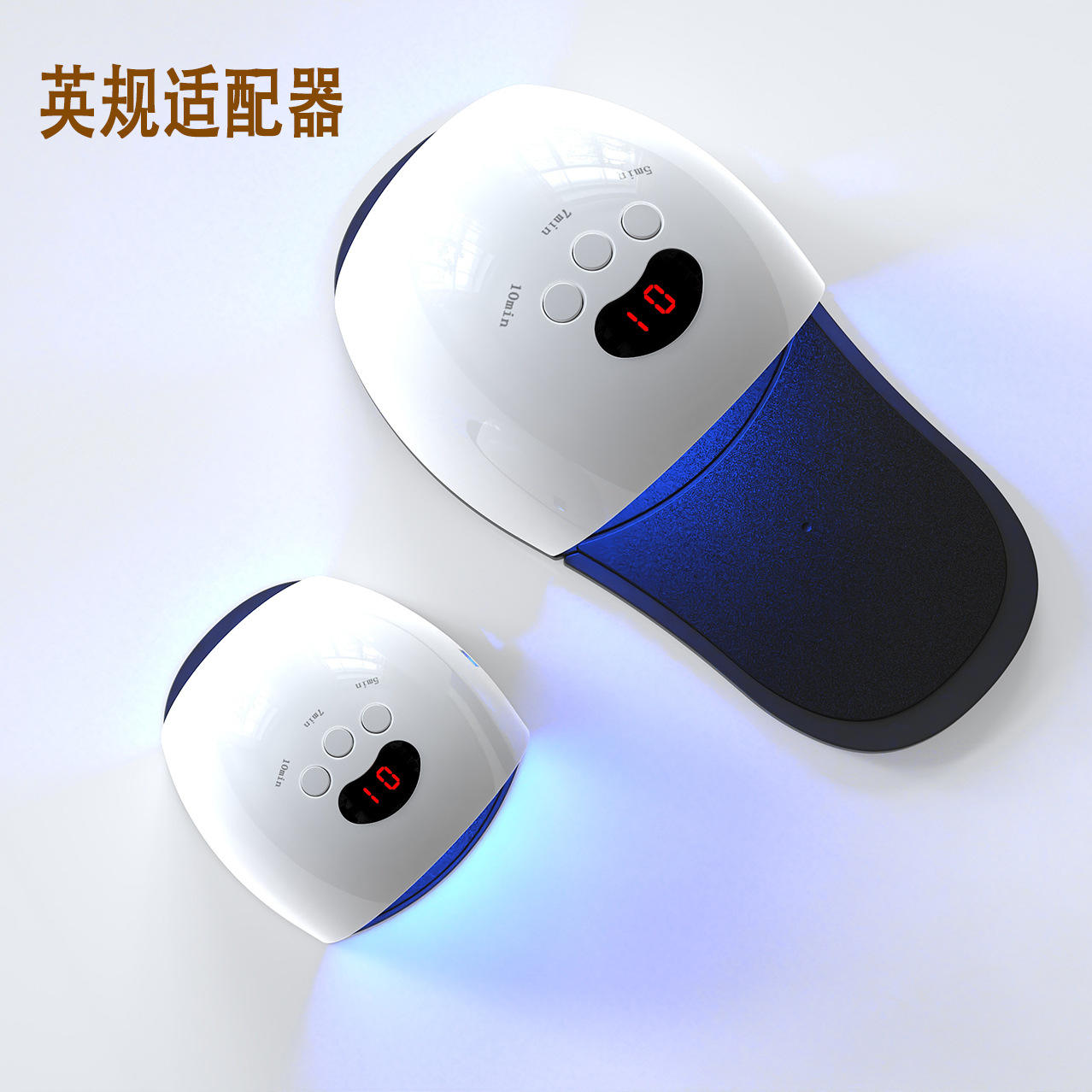 Slipper style split type blanc (adaptateur uk)