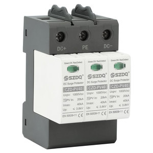 อุปกรณ์ป้องกันไฟกระชากแบบสัมผัสชนิด T2 500V-800V DC PV อุปกรณ์ป้องกันฟ้าผ่า40KA เสา IMAX 2P 3P 4P - Product Image 3