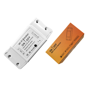 AC110-240V Wi-Fi переключатель, беспроводной пульт дистанционного управления, 10 А, интеллектуальные автоматические выключатели с таймером, голосовое управление для домашней системы в помещении - Product Image 1