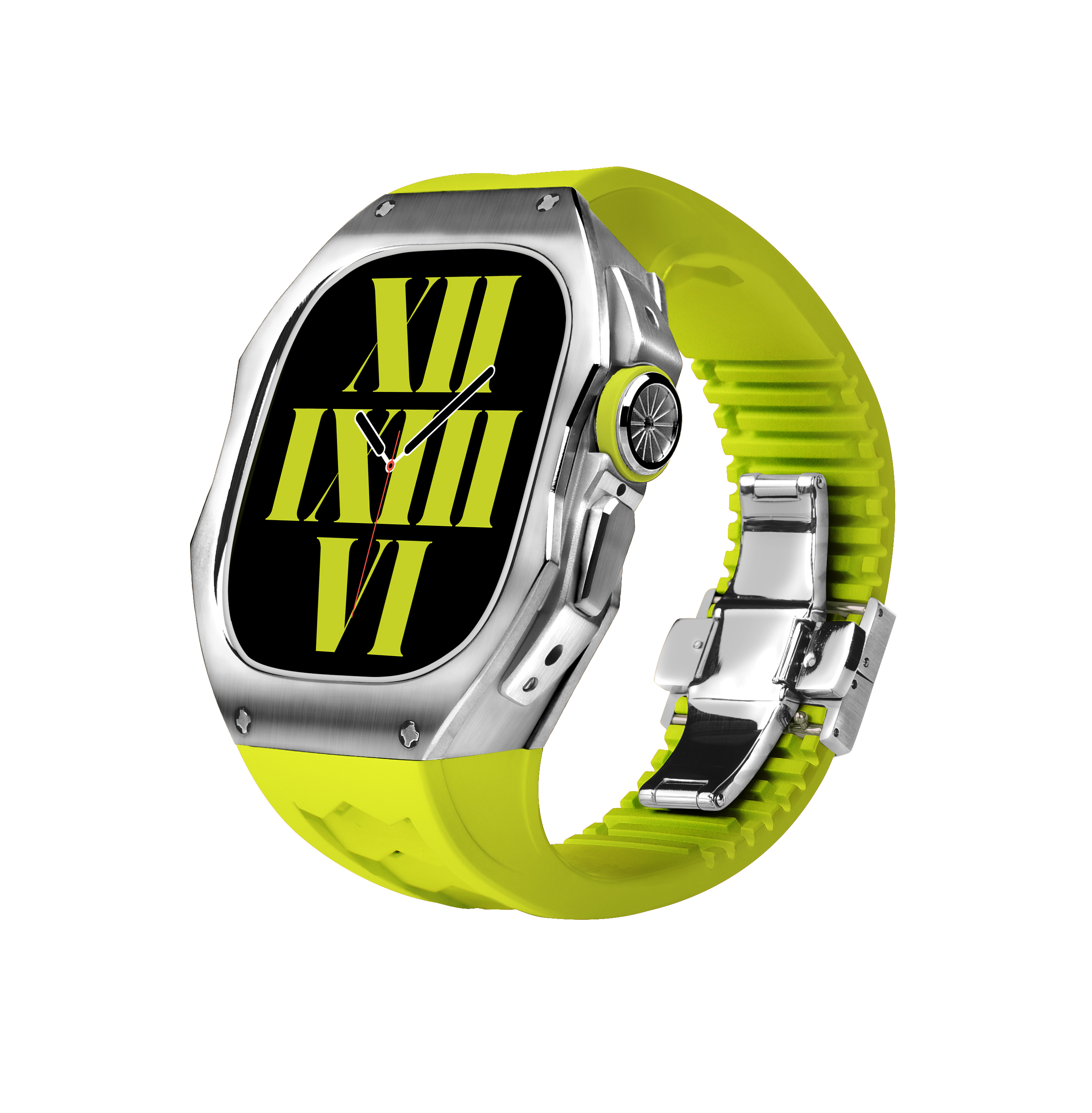 silver-Fluorescent Green