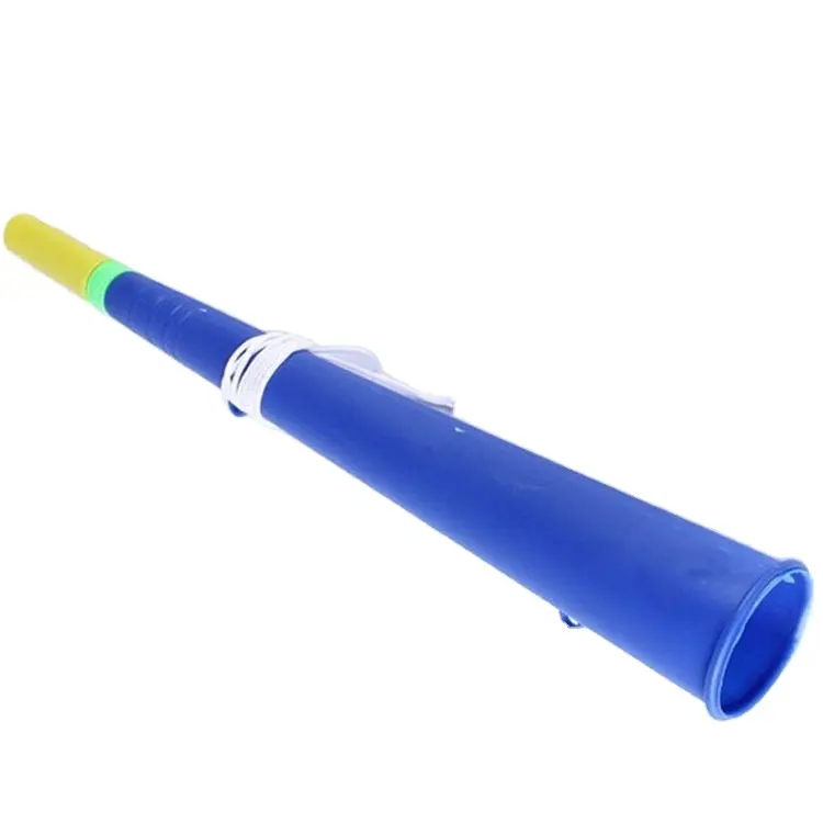 Claxon de fútbol Vuvuzela azul, para fanáticos de la trompeta, para animar, para eventos deportivos y celebraciones, novedad