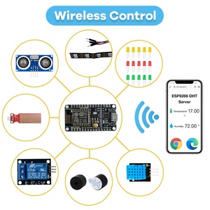 Arduino için IoT Breadboard WiFi sensör modülü kiti için LAFVIN Wifi ESP8266 geliştirme kurulu başlangıç kiti