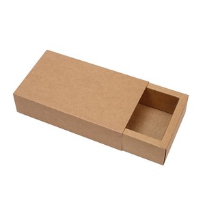 牛皮纸长方形梳子包装盒抽屉礼品盒现货 - Product Image 3