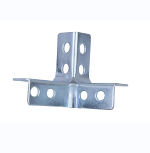 The <strong>Rittal</strong> Electrical Cabinet Three-way Frame Connector and Bracket with Holes for <strong>Rittal</strong> - Product Image 1