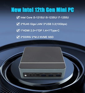 <strong>Assembled</strong> Desktop <strong>Computer</strong> Gaming <strong>Computer</strong> 12th Gen I5 1235u 2*DDR5 2*NVMe SSD Thunderbolt 4 Win11 Nuc Portable Business Host - Product Image 2
