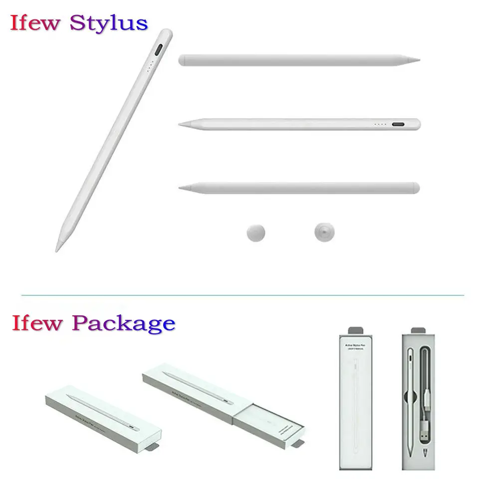 Pena Stylus Pintar untuk Pensil Apple Generasi Kedua Pena Layar Sentuh untuk Apple Pencil2 Pensil Magnetik untuk iPad Pro 11 iPad Air