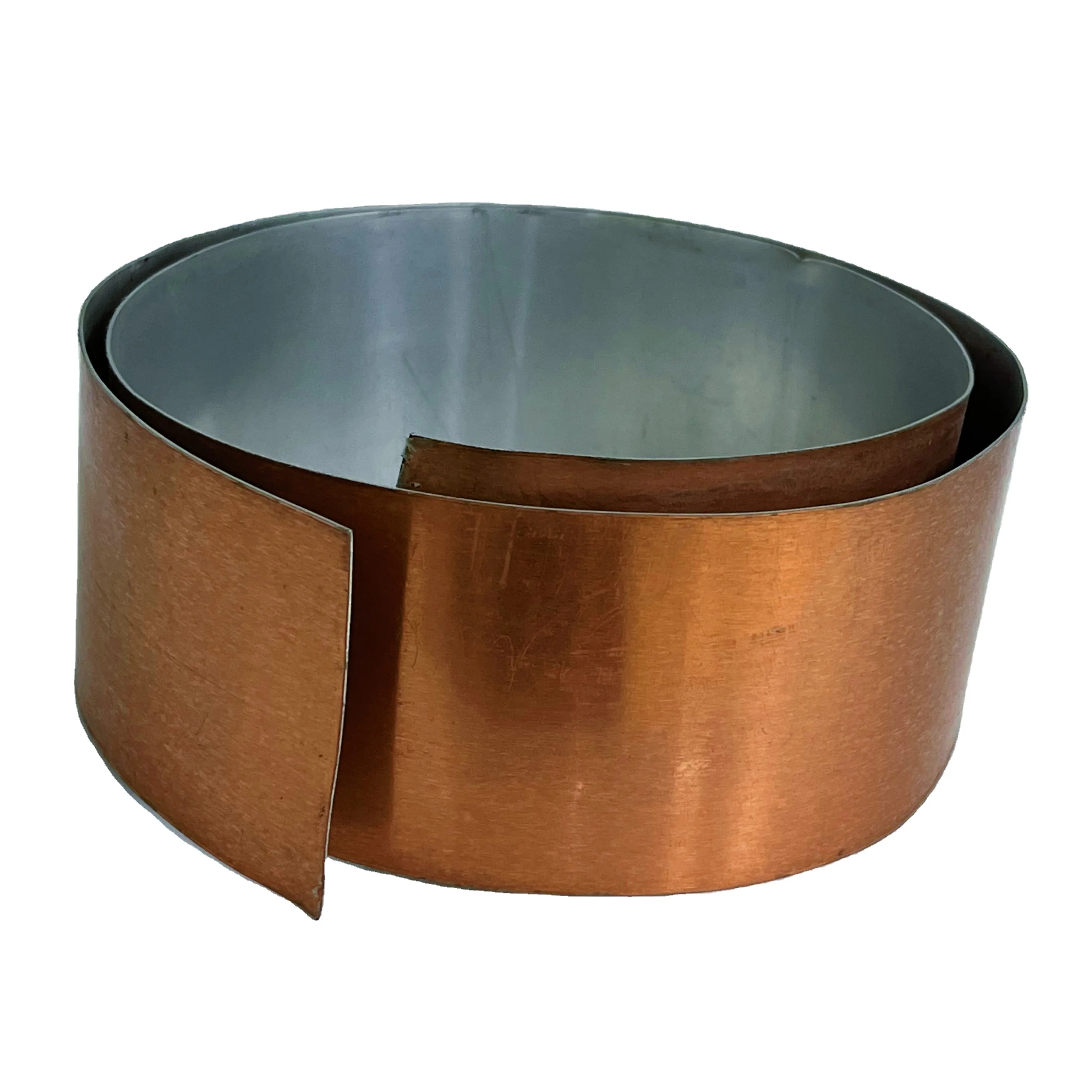 Fita bimetálica personalizada latão alumínio composto cobre T2 bimetálico tira folha bobina para controles do termostato