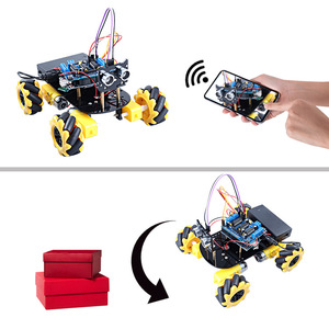 Eparthub L293D motore Driver Kit Robot con rotazione di 360 gradi ruota Mecanum auto per applicazioni programmabili IDE Smart Robot - Product Image 6