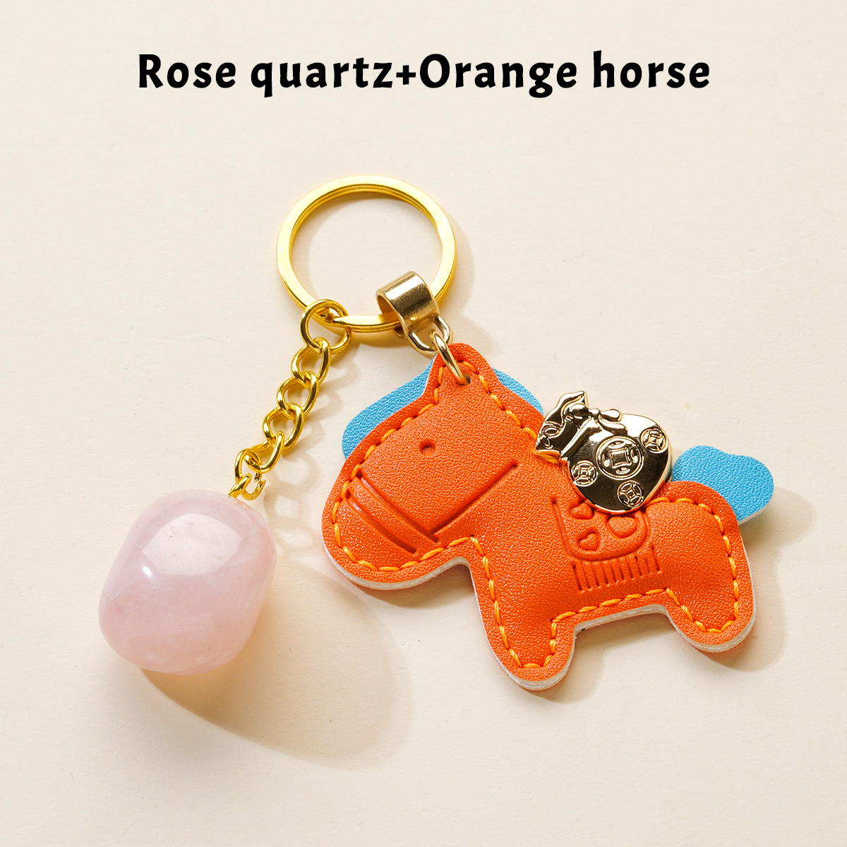 quartz rose + cheval orange