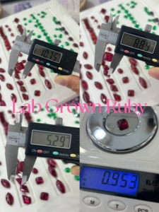 Fabbrica laboratorio coltivato rubino taglio pietra sintetica blu/rosa/rosso/giallo gioielli che fanno varie forme rubino per gioielli - Product Image 5