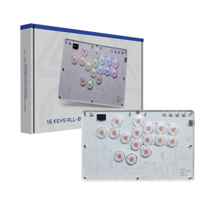 PS5 dövüş oyunu sopa için Leverless denetleyici PS4 için 16 tuşları tüm düğme Arcade denetleyicisi/PS3/PC/anahtarı/Android/buhar - Product Image 1
