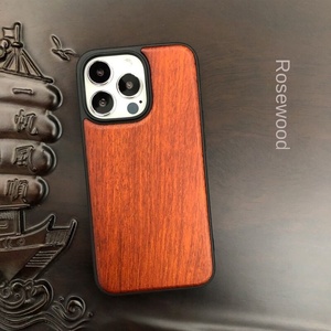 Kaynak fabrikasının katı ahşap IPhone16 cep telefonu kabuk koruyucu kapak iPhone 15 14 13 12 ile uyumlu - Product Image 6