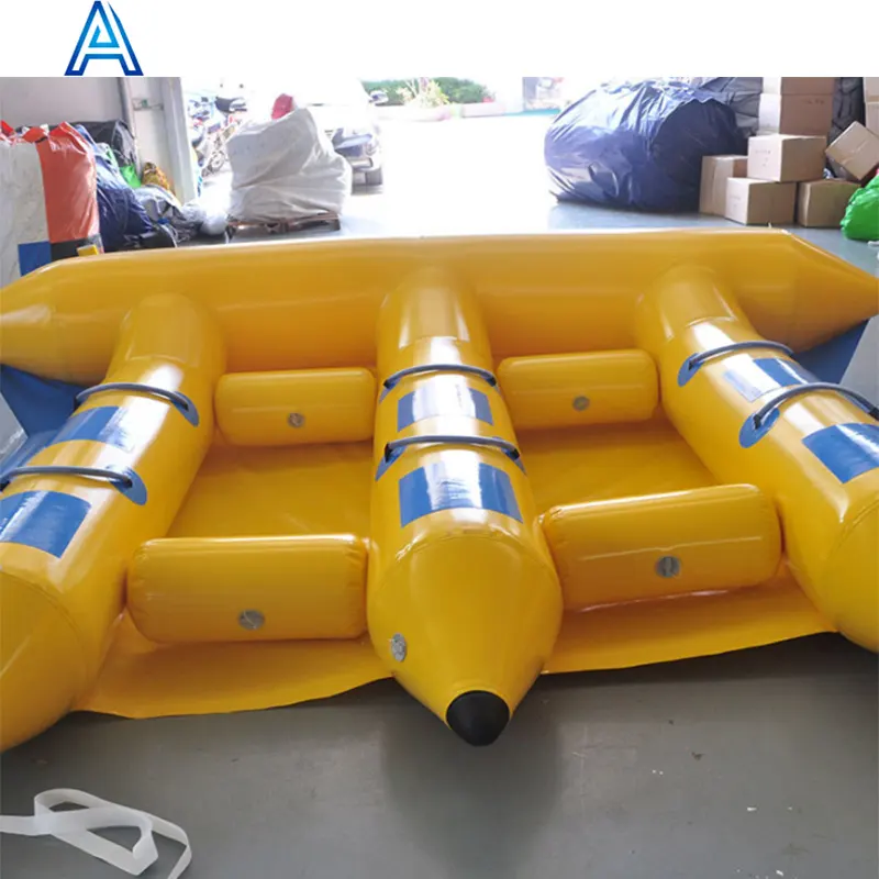 Factory thick durable environmental PVC inflatable fishing boat inflatable surfing yacht for fly rib boat yacht for sale