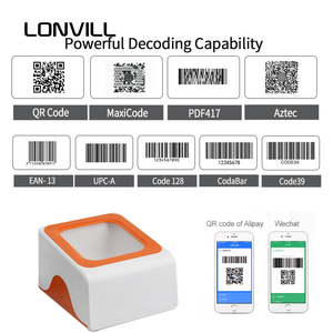 JINGXIN Multi-Function Bar <strong>Code</strong> Image Mobile Retail Reader Rs232 Qr Desktop 2D Barcode Scanner - Product Image 6