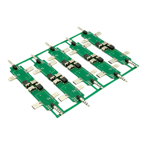 แผงวงจรสื่อสารสัญญาณบลูทูธแบบครึ่งรู PCB แบบไม่มีฮาโลเจน TGFR-4สูง FR-4เซินเจิ้น - Product Image 1