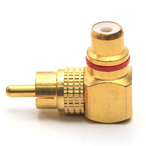 2pcs/1pair High Quality Gold Plated <strong>RCA</strong> Male to <strong>2</strong> Female <strong>RCA</strong> <strong>Splitter</strong> Adapter AV Video Audio T Plug <strong>RCA</strong> 3 Way Plug R Connector - Product Image 6