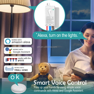 带远程智能开关的智能灯开关适用于Alexa和谷歌家庭2.4GHz Wifi灯智能 - Product Image 4