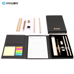 Factory Price Wholesale Custom Kraft Paper <strong>Notebook</strong> Set <strong>Memo</strong> <strong>Notepad</strong> and Sticky Notes with Pen Pencil Erase Ruler Stationery - Product Image 3